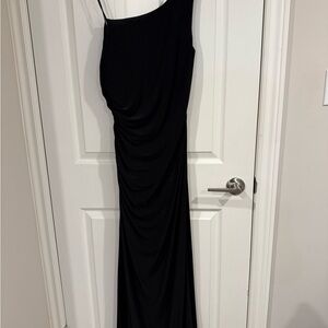 Frank Lyman Design One Shoulder Black Dress